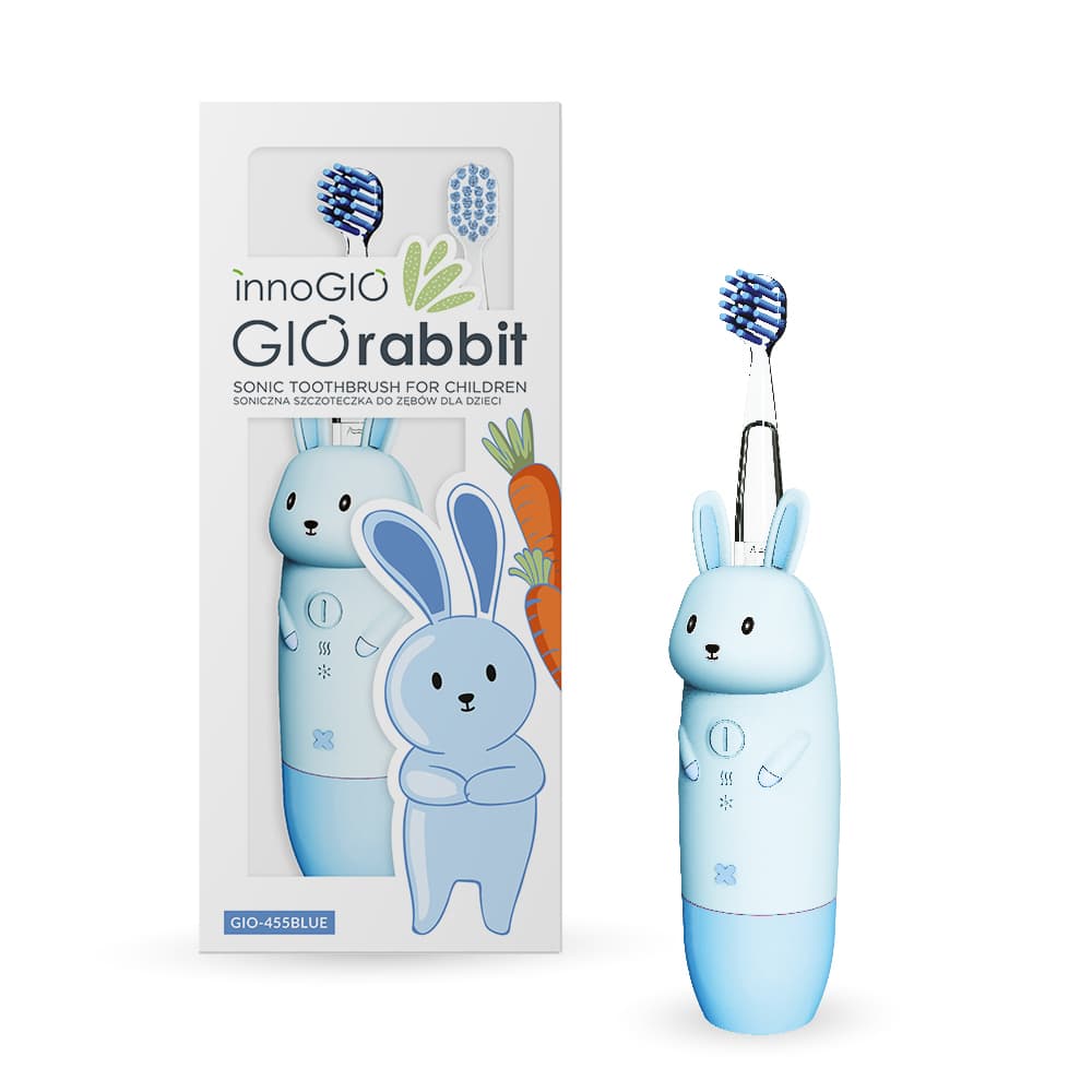 INNOGIO SONIC ΠΑΙΔΙΚΗ ΗΛΕΚΤΡΙΚΗ ΟΔΟΝΤΟΒΟΥΡΤΣΑ GIORABBIT BLUE
