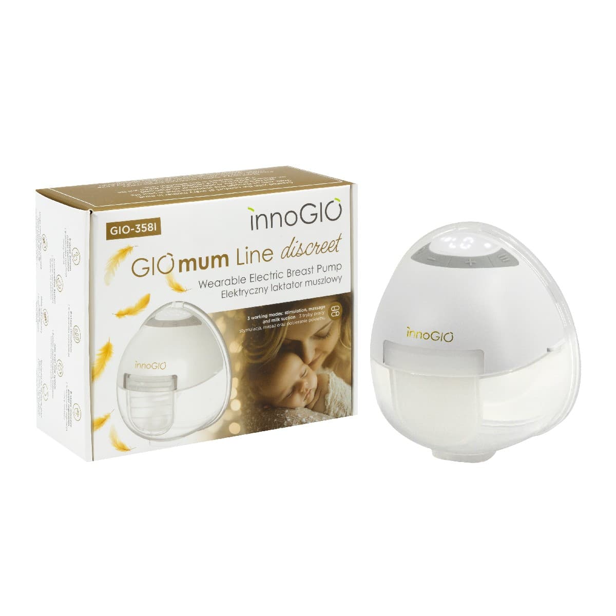 INNOGIO ΦΟΡΗΤΟ ΗΛΕΚΤΡΙΚΟ ΘΗΛΑΣΤΡΟ - MUMLINE GIO DISCREET SINGLE