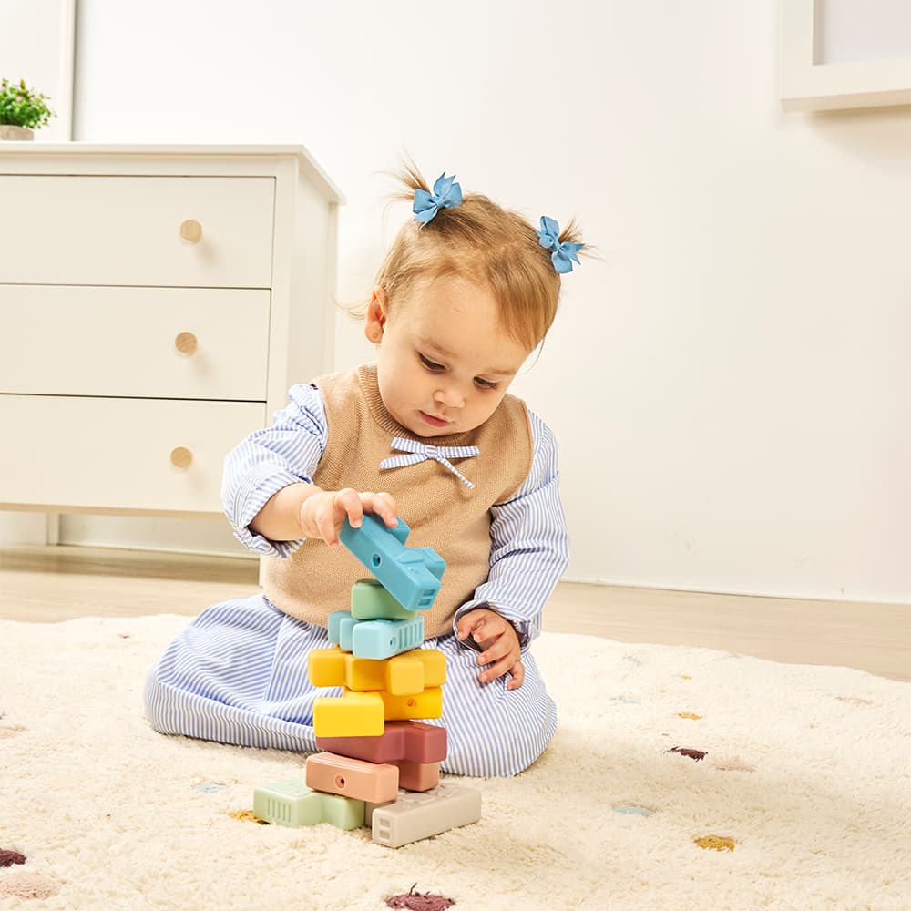 MINILAND ΜΑΛΑΚΑ ΤΟΥΒΛΑΚΙΑ ΜΕ ΖΩΑΚΙΑ - RUBBER ANIMAL BLOCKS