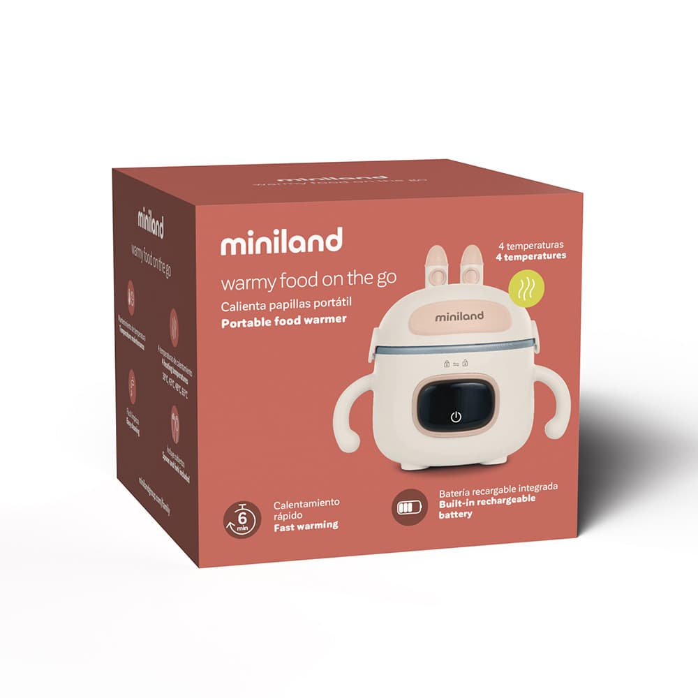 MINILAND WARMY FOOD ON THE GO 400 ML - ΦΟΡΗΤΟΣ ΘΕΡΜΑΝΤΗΡΑΣ ΒΡΕΦΙΚΟΥ ΦΑΓΗΤΟΥ