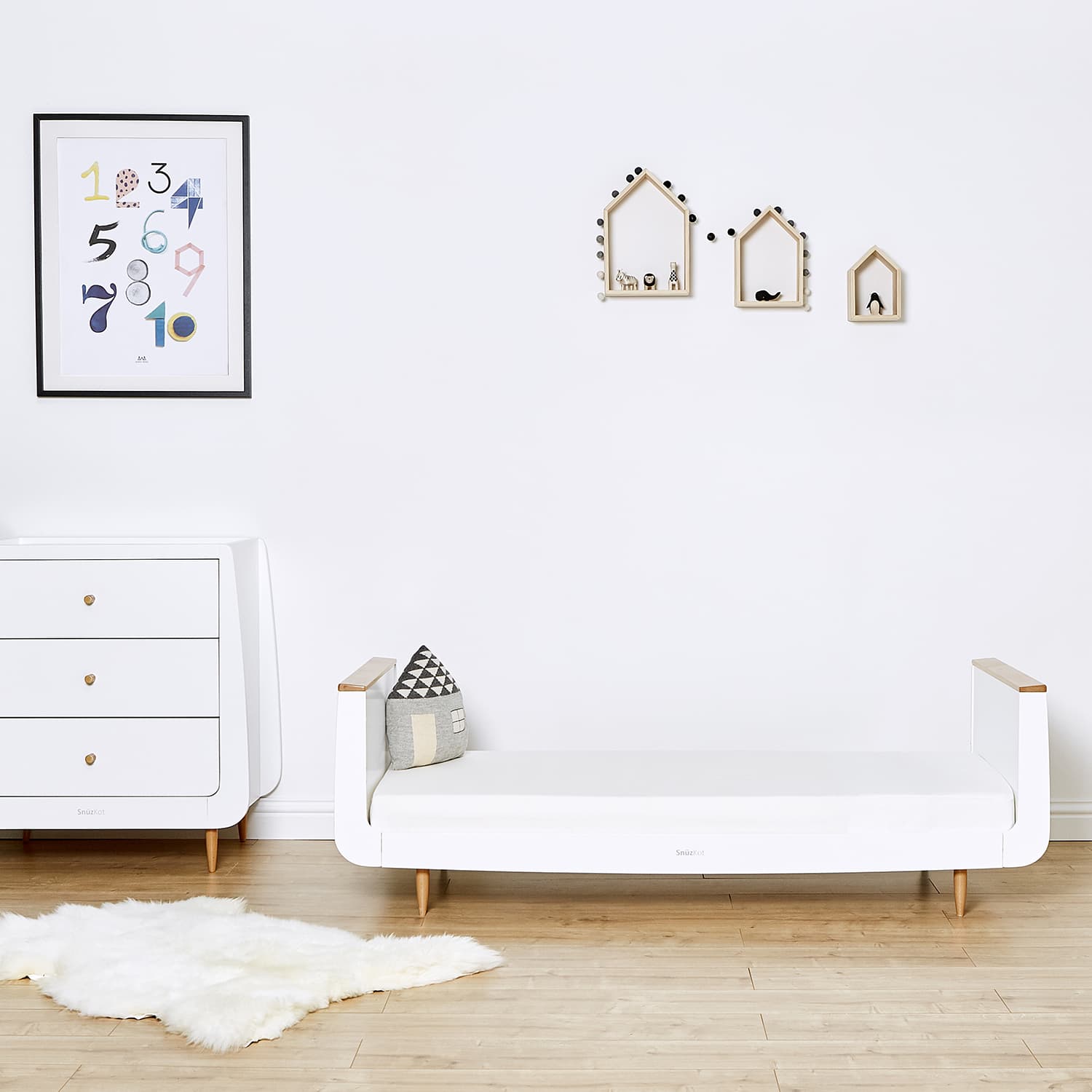 SNUZ ΕΠΕΚΤΑΣΗ ΚΡΕΒΑΤΙΟΥ SNUZKOT EXTENSION PACK WHITE
