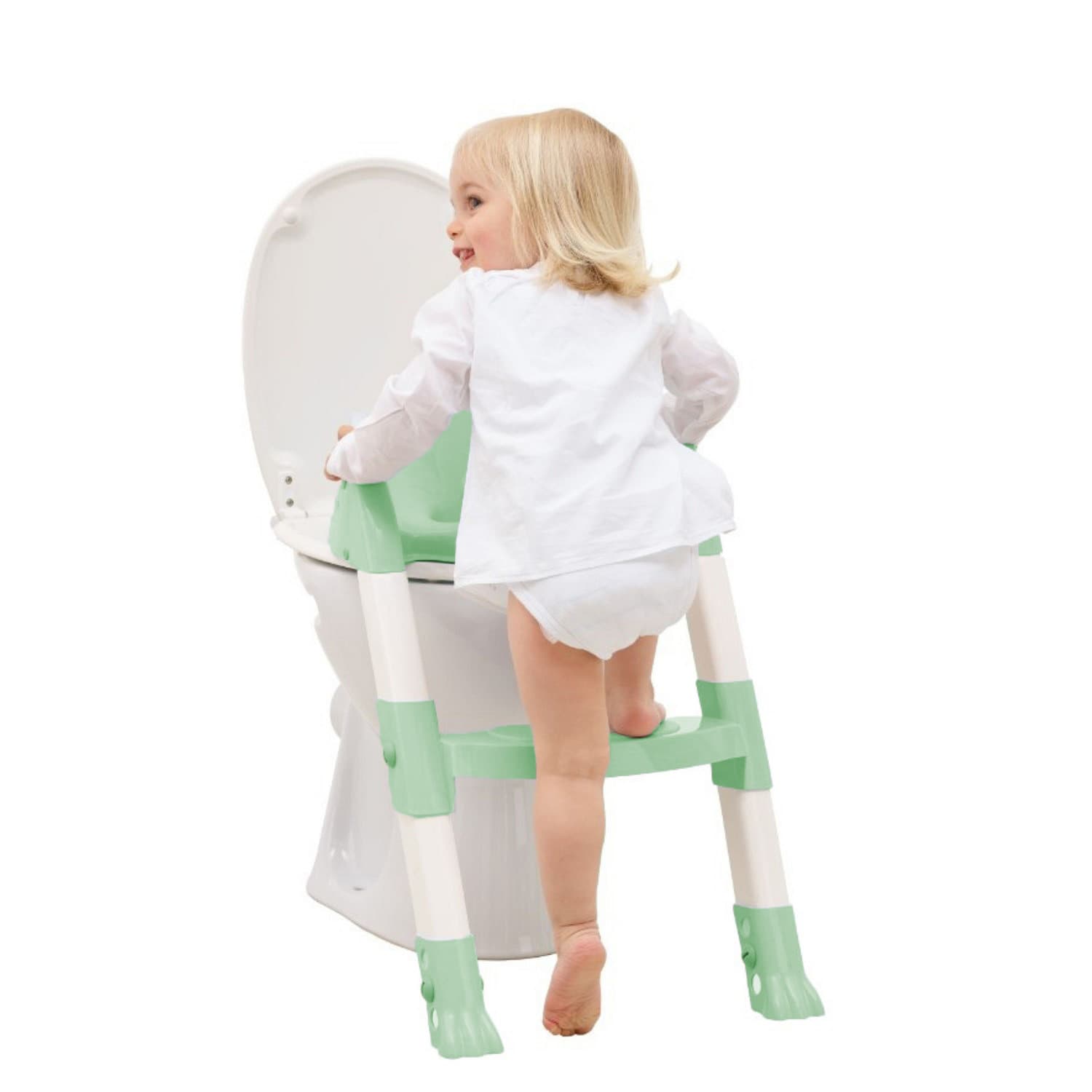 THERMOBABY KIDDYLOO  ΕΚΠΑΙΔΕΥΤΙΚΟ ΚΑΘΙΣΜΑ ΤΟΥΑΛΕΤΑΣ ΜΕ ΣΚΑΛΑΚΙΑ MINT