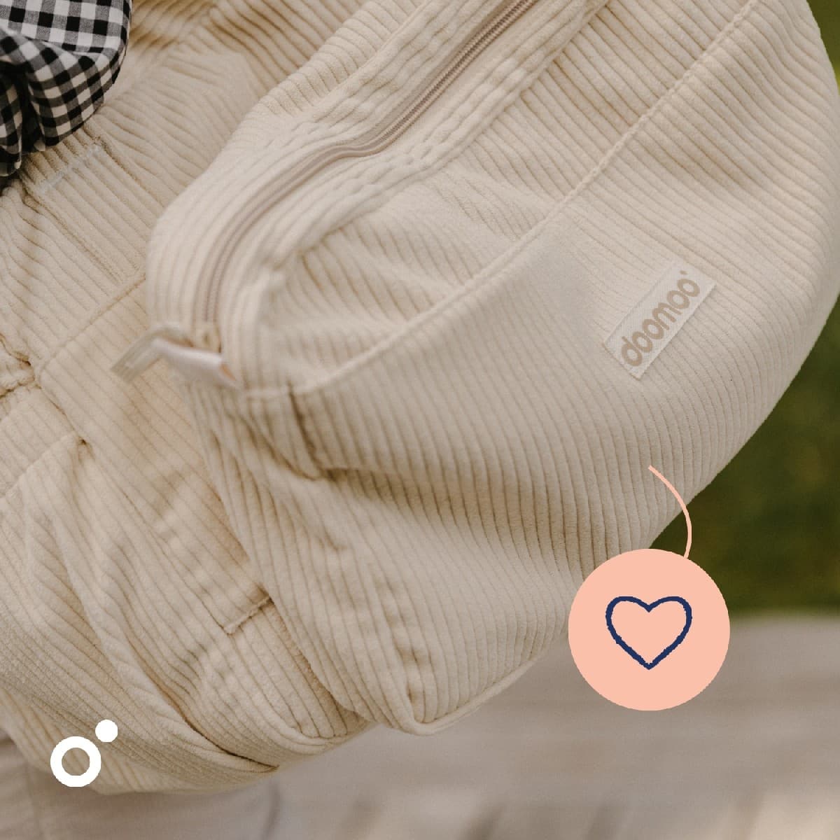 DOOMOO FLUFFY DIAPER BAG SAND - ΤΣΑΝΤΑ ΑΛΛΑΞΙΕΡΑ