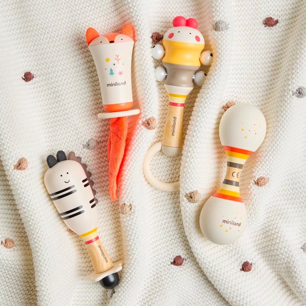 MINILAND ΜΟΥΣΙΚΗ ΚΟΥΔΟΥΝΙΣΤΡΑ  - SOFT DUO RATTLE
