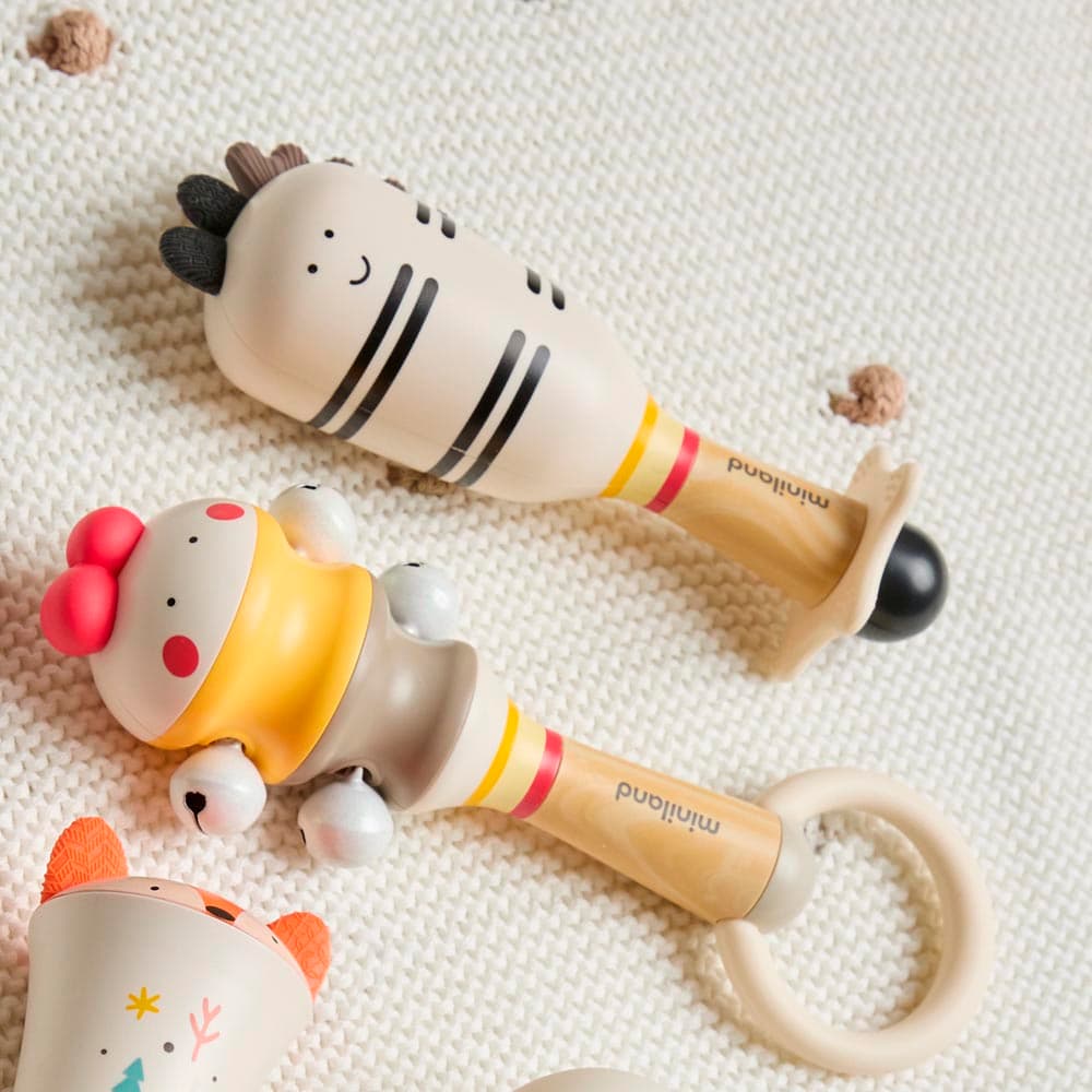 MINILAND ΜΟΥΣΙΚΗ ΚΟΥΔΟΥΝΙΣΤΡΑ - ZEBRA RATTLE