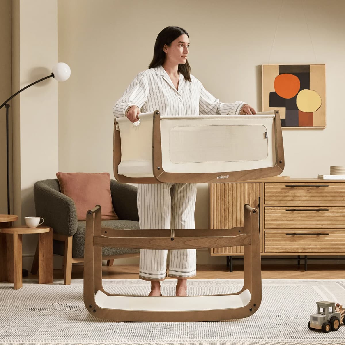 SNUZ ΒΡΕΦΙΚΟ ΛΙΚΝΟ SNUZPOD5 WALNUT