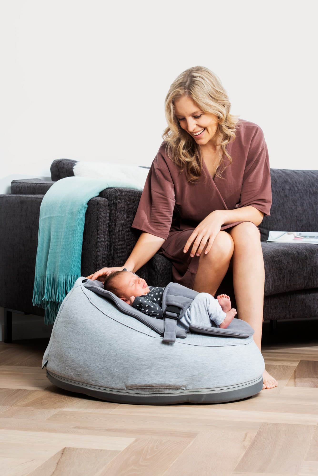 DOOMOO SEAT N SWING GREY