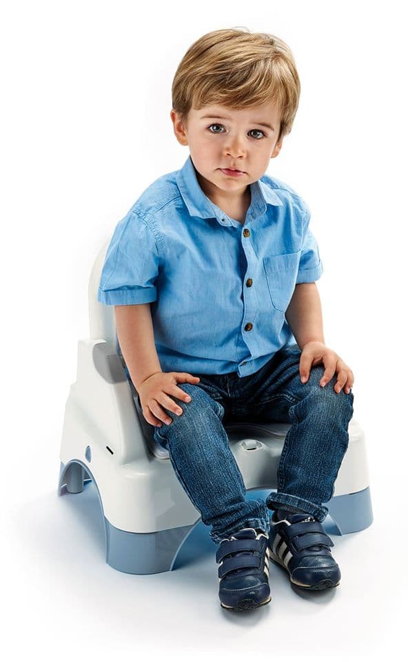 EDGAR BOOSTER SEAT WITH STEP PINK