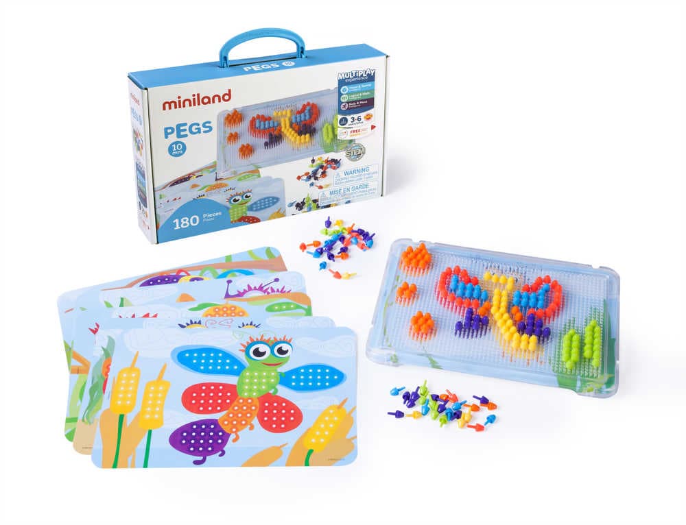 ΜΩΣΑΪΚΟ ΠΑΙΧΝΙΔΙ MINILAND PEGS 180 ΤΜΧ