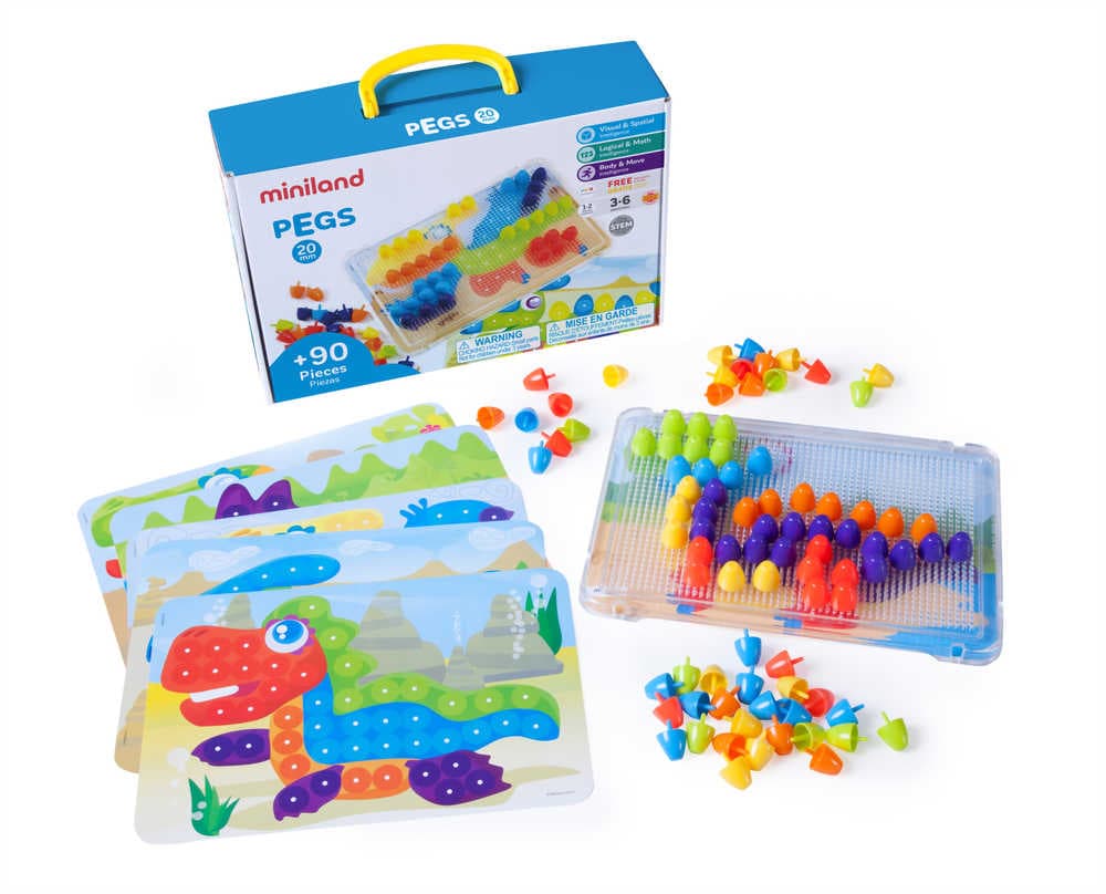 ΜΩΣΑΪΚΟ ΠΑΙΧΝΙΔΙ MINILAND PEGS 90 TMX