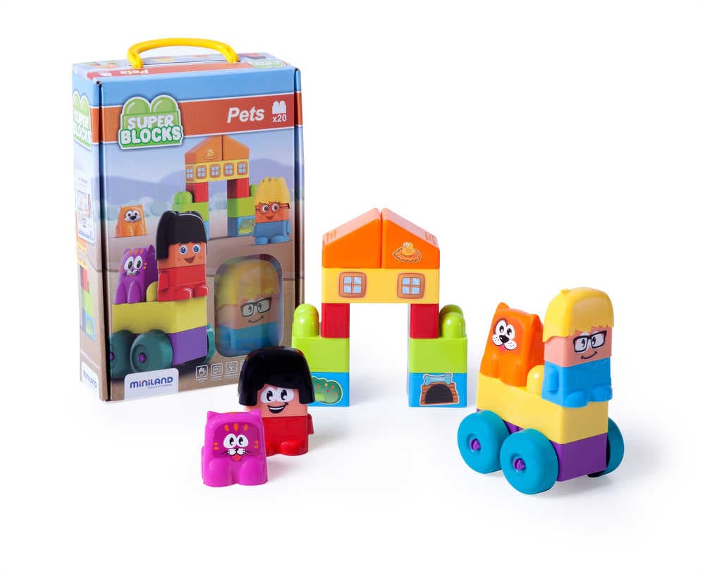 SUPER BLOCKS PETS ΤΟΥΒΛΑΚΙΑ 20 ΤΜΧ
