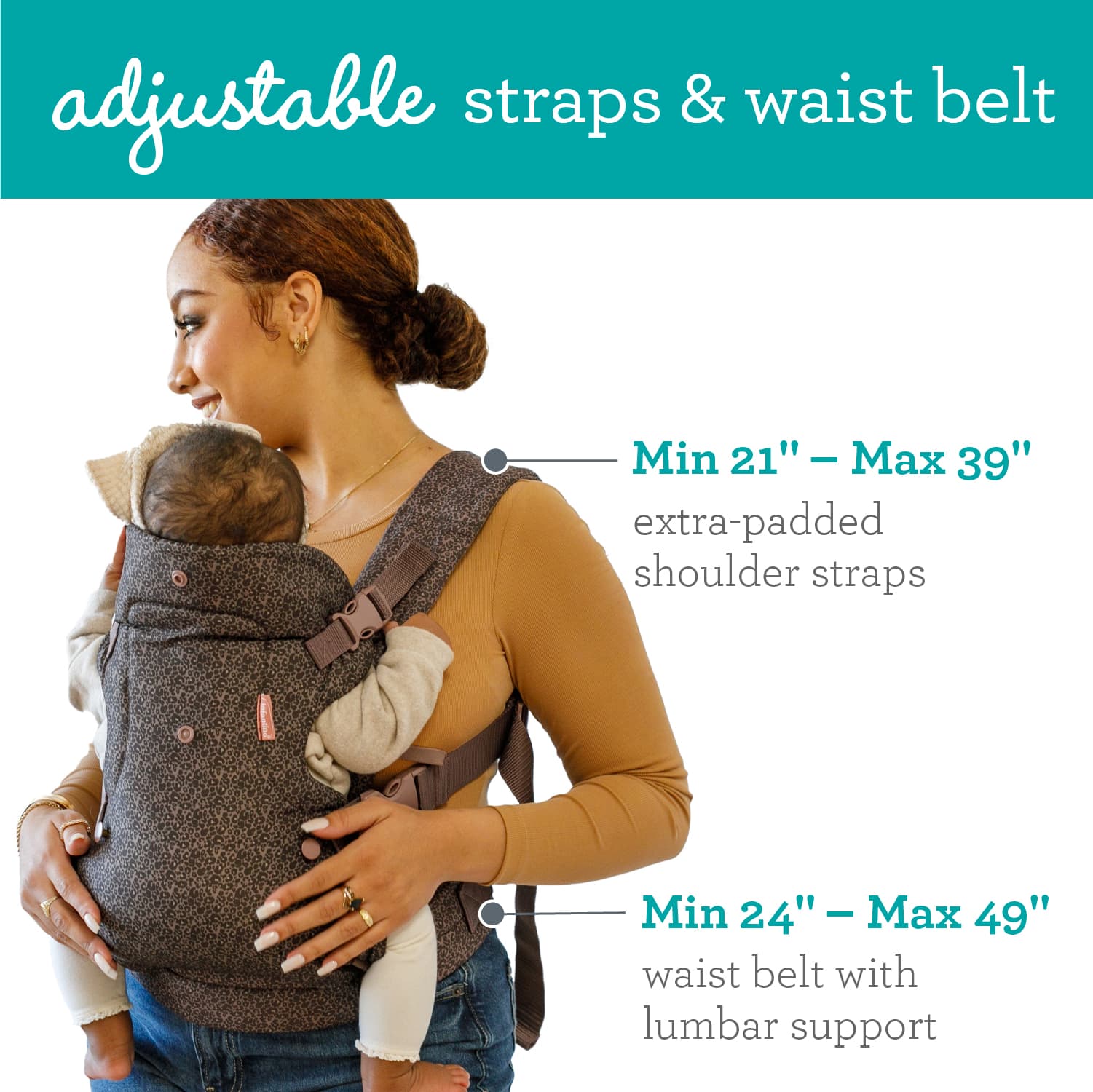 FLIP 4-IN-1 CONVERTIBLE CARRIER LEOPARD