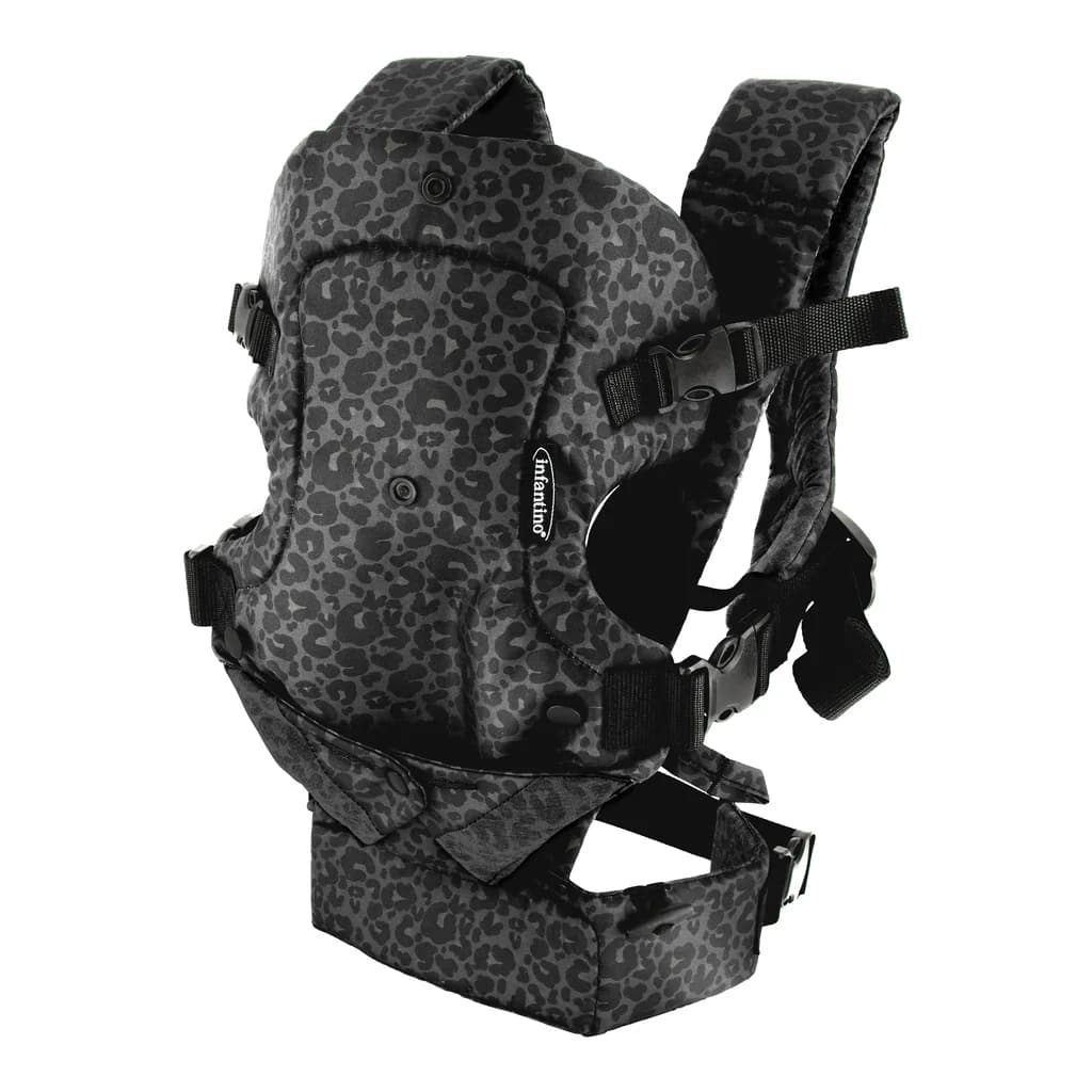 FLIP 4-IN-1 CONVERTIBLE CARRIER LEOPARD COL.BLACK