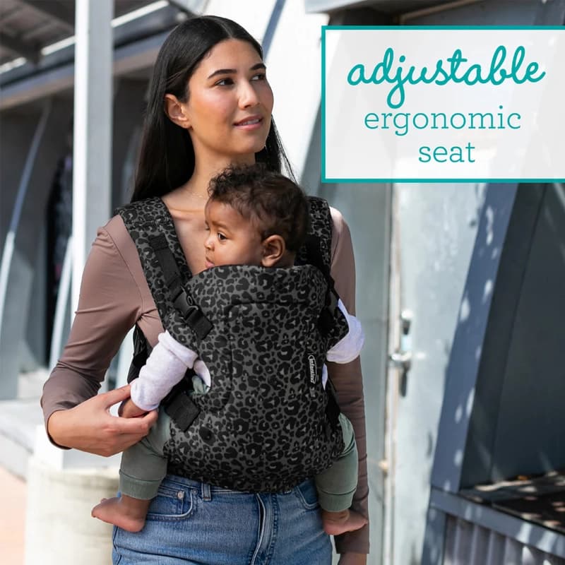 FLIP 4-IN-1 CONVERTIBLE CARRIER LEOPARD COL.BLACK