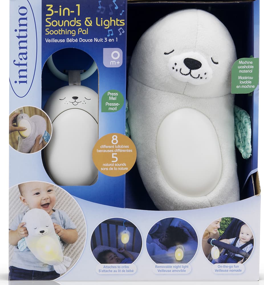 3 IN 1 SOUNDS & LIGHTS SOOTHING PAL