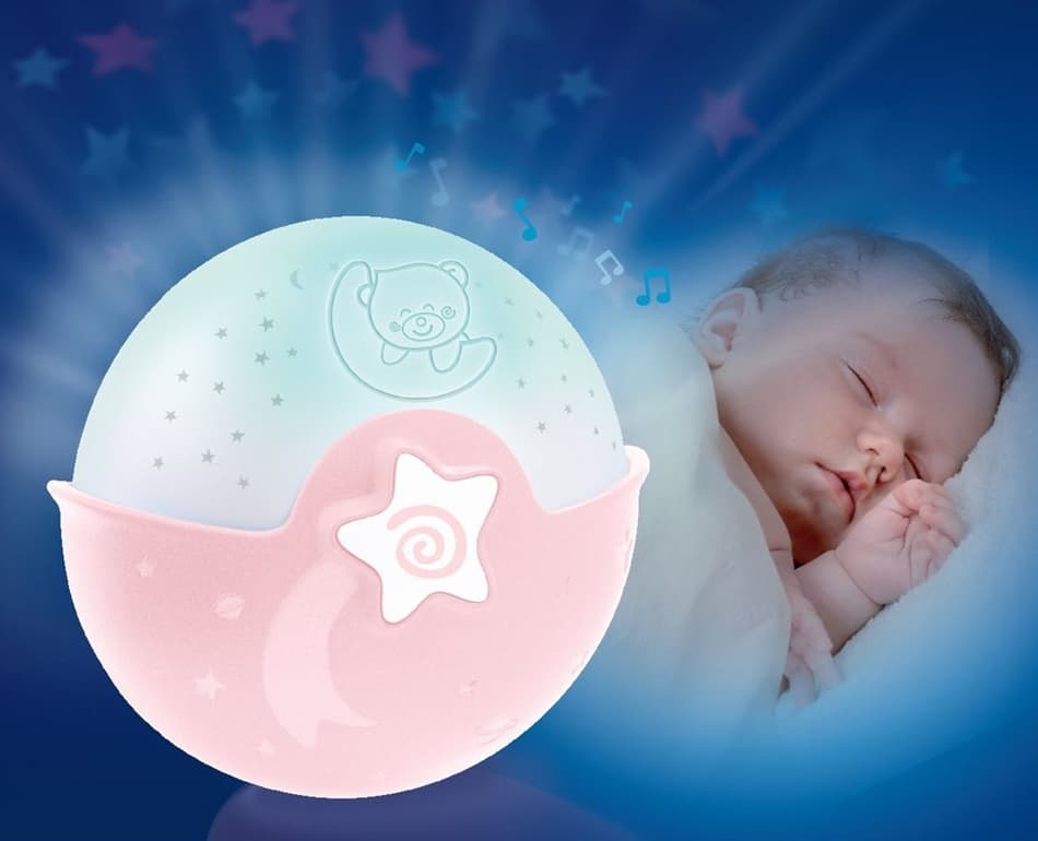 WOM SOOTHING LIGHT & PROJECTOR (PINK)