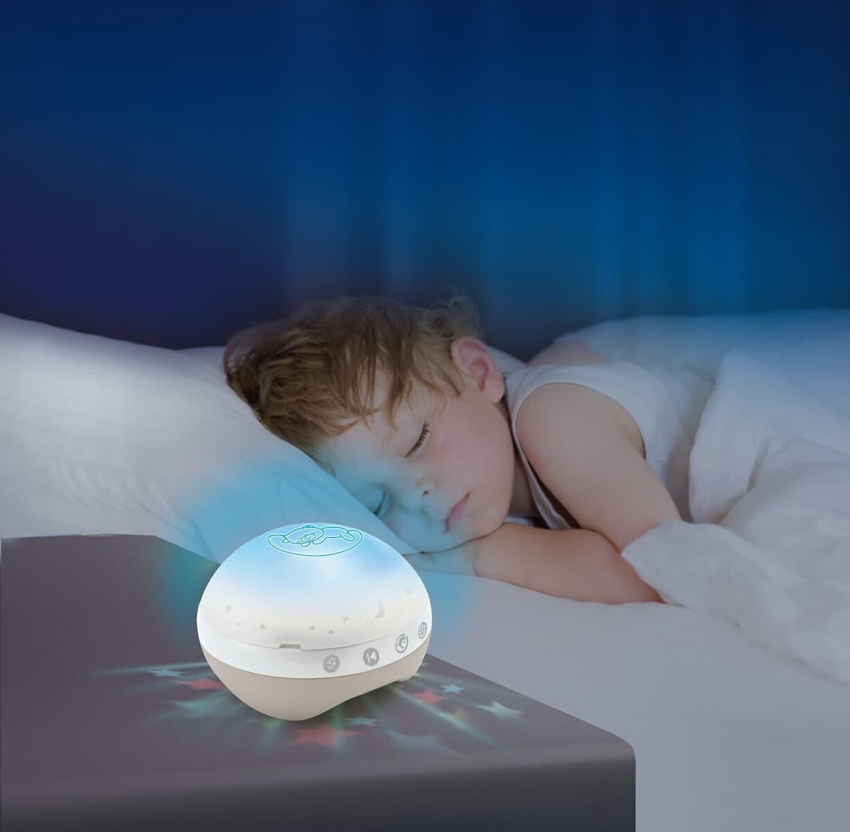3 IN 1 PROJECTOR MUSICAL MOBILE (ECRU)