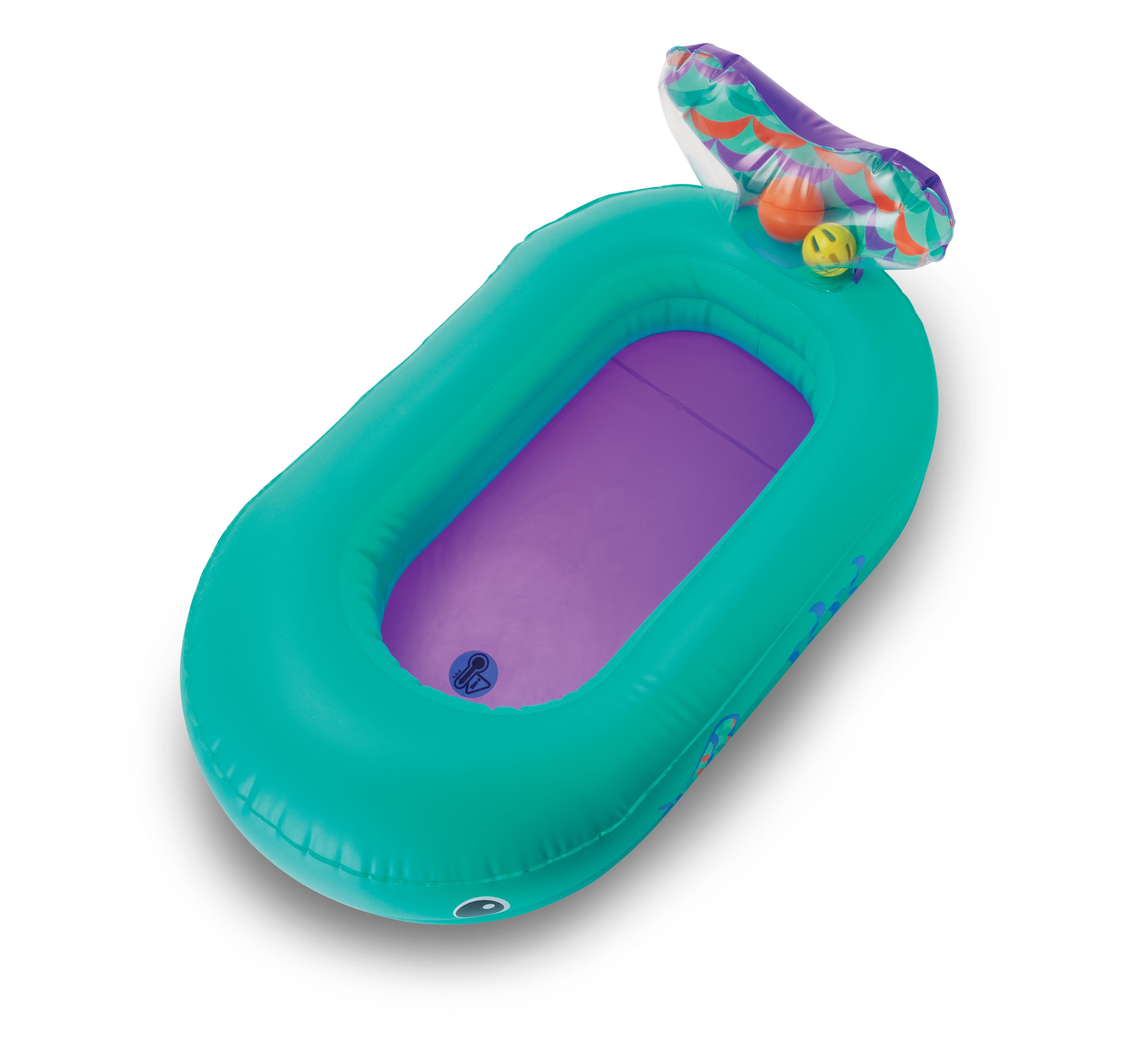Whale Bubble Ball with Temperature sensor, Inflatable Bath Tub