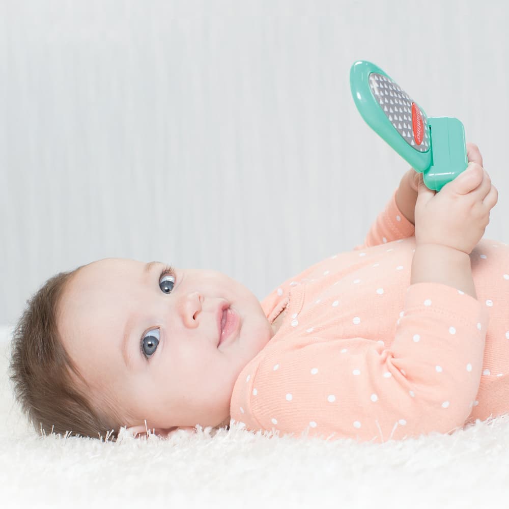 FLIP & PEEK FUN PHONE - TEAL