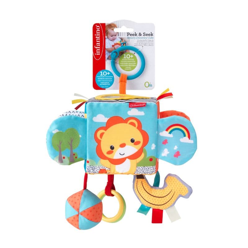 PEEK & SEEK SENSORY DISCOVERY CUBE