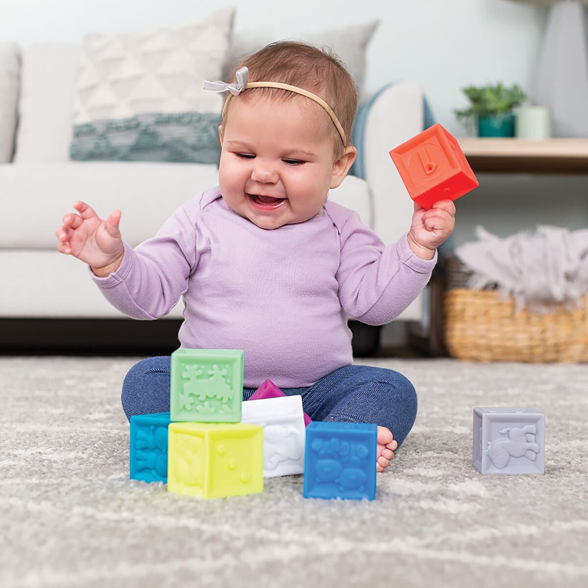 SQUEEZE & STACK BLOCK SET - 10 PCS