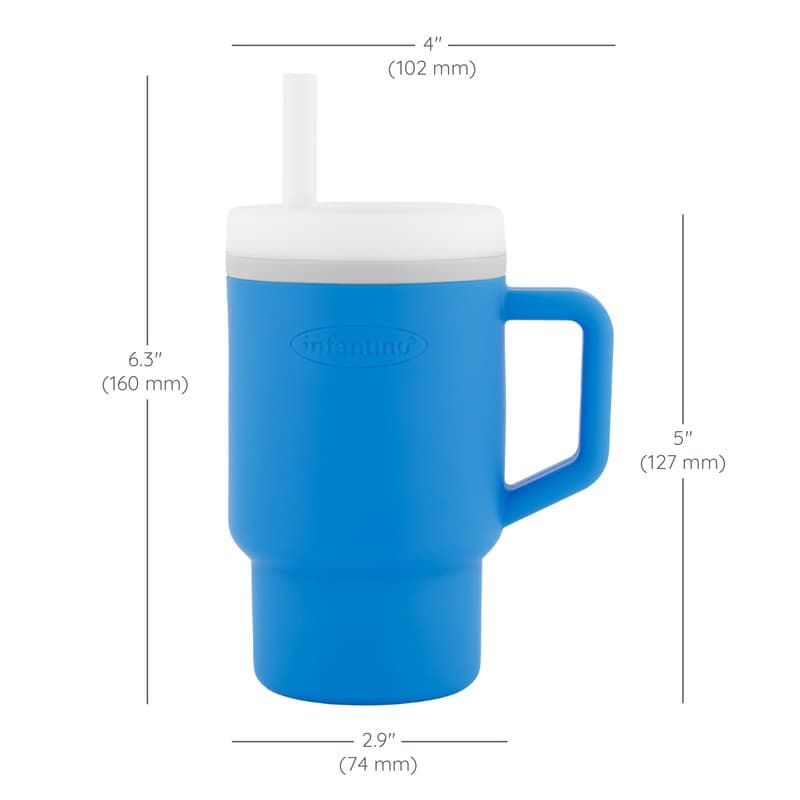 My 1st Tumbler - Ocean -κύπελο με καλαμάκι σιλικόνης 260 ml