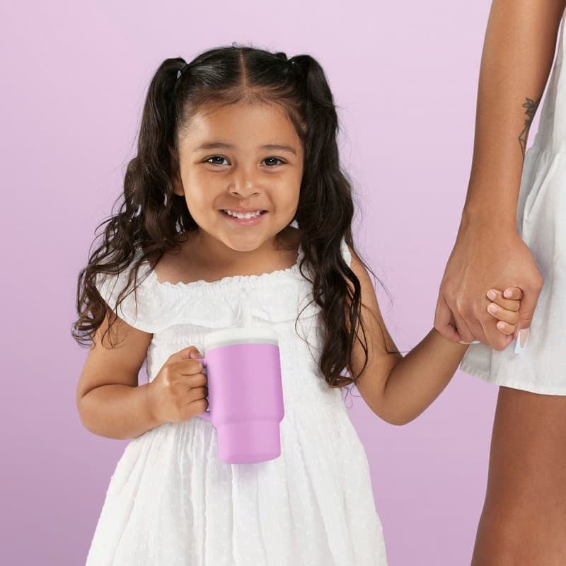 My 1st Tumbler - lilac  -κύπελο με καλαμάκι σιλικόνης 260 ml