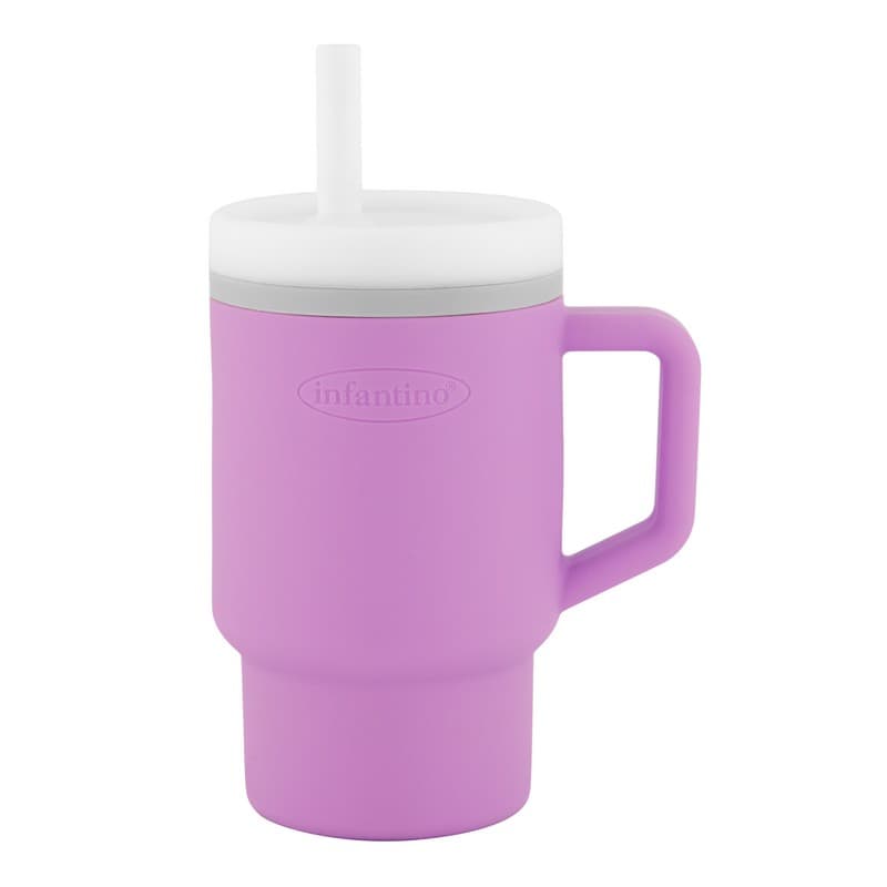 My 1st Tumbler - lilac  -κύπελο με καλαμάκι σιλικόνης 260 ml