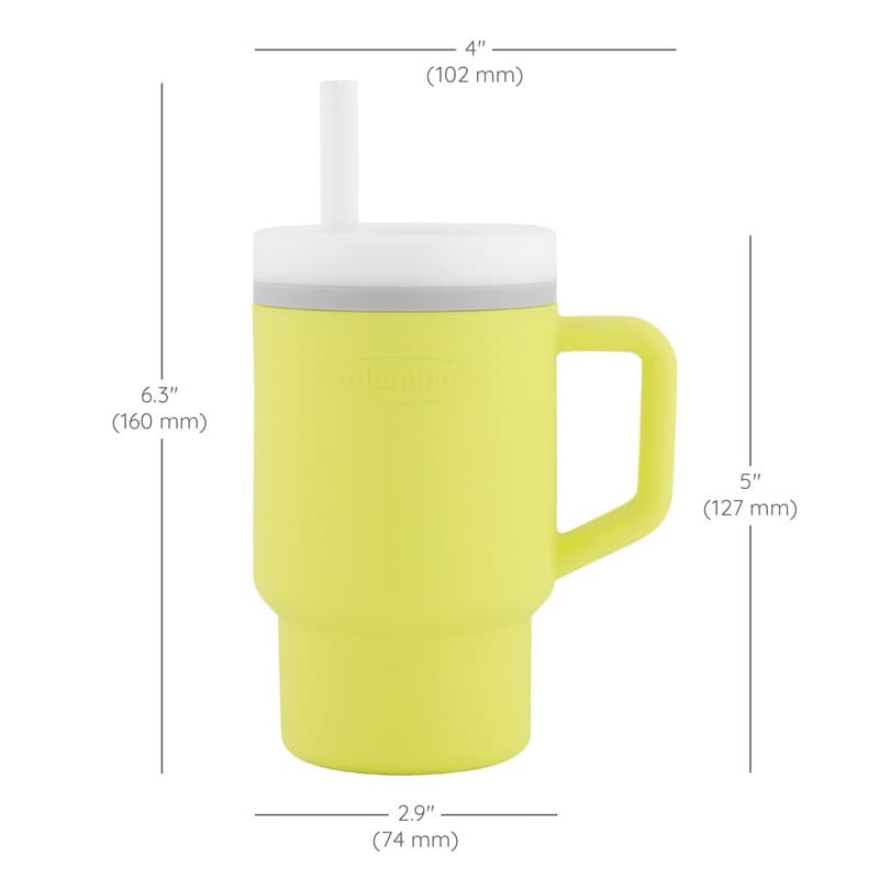 My 1st Tumbler - Citrus - κύπελο με καλαμάκι σιλικόνης 260 ml