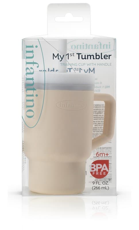 My 1st Tumbler -Το Πρώτο μου Ποτήρι χρ της αμμου- κύπελο με καλαμάκι σιλικόνης 260 ml