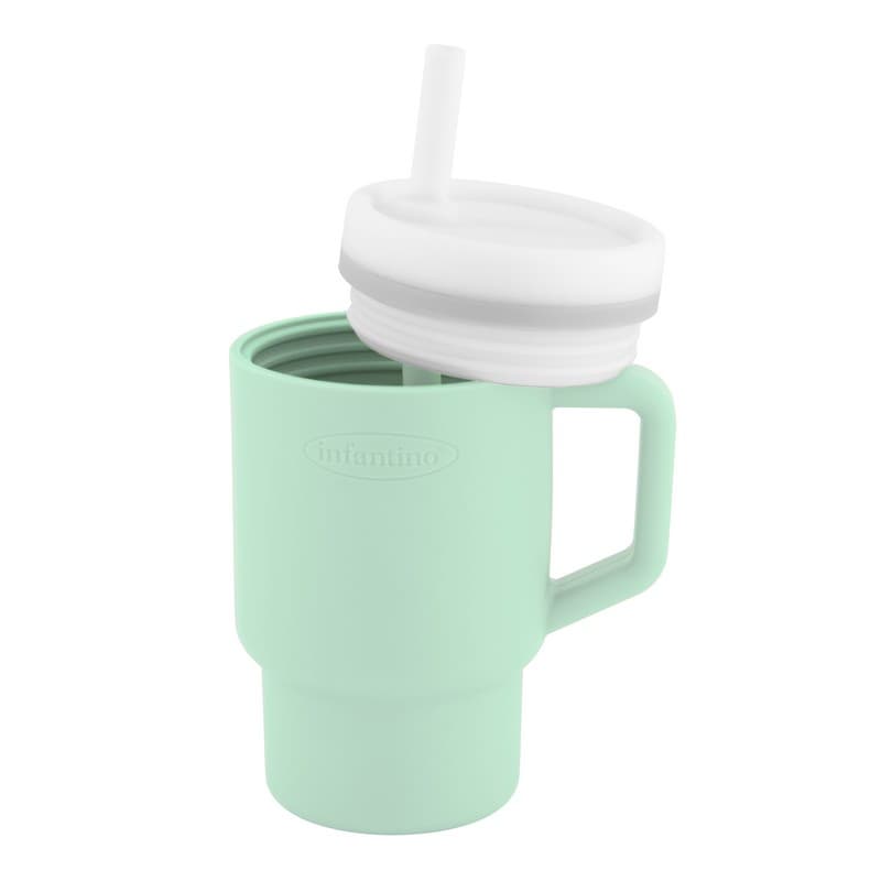 My 1st Tumbler -Cool Mint κύπελο με καλαμάκι σιλικόνης 260 ml