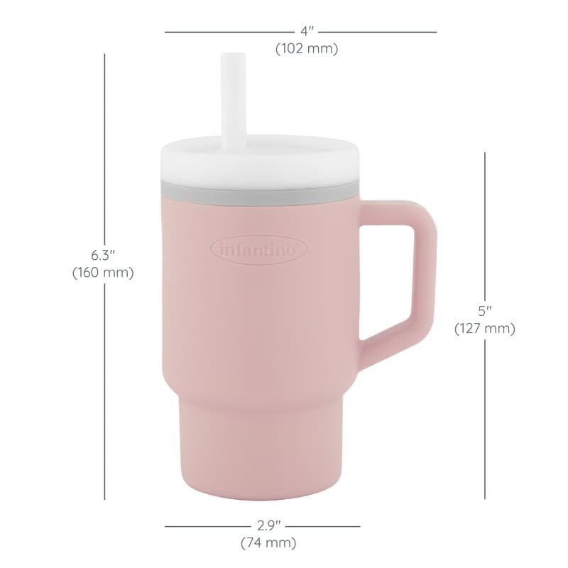 My 1st Tumbler -Pirouette κύπελο με καλαμάκι σιλικόνης 260 ml