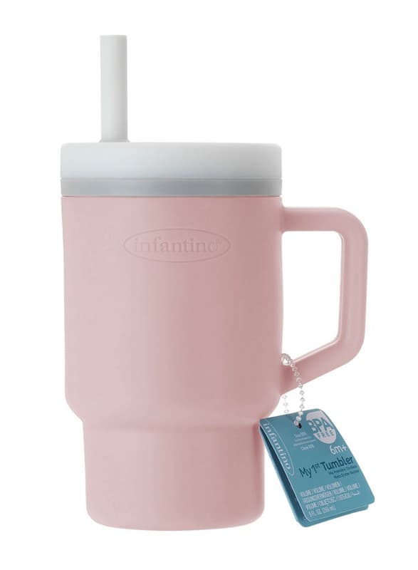 My 1st Tumbler -Pirouette κύπελο με καλαμάκι σιλικόνης 260 ml
