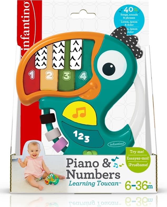 PIANO & NUMBERS LEARNING TOUCAN