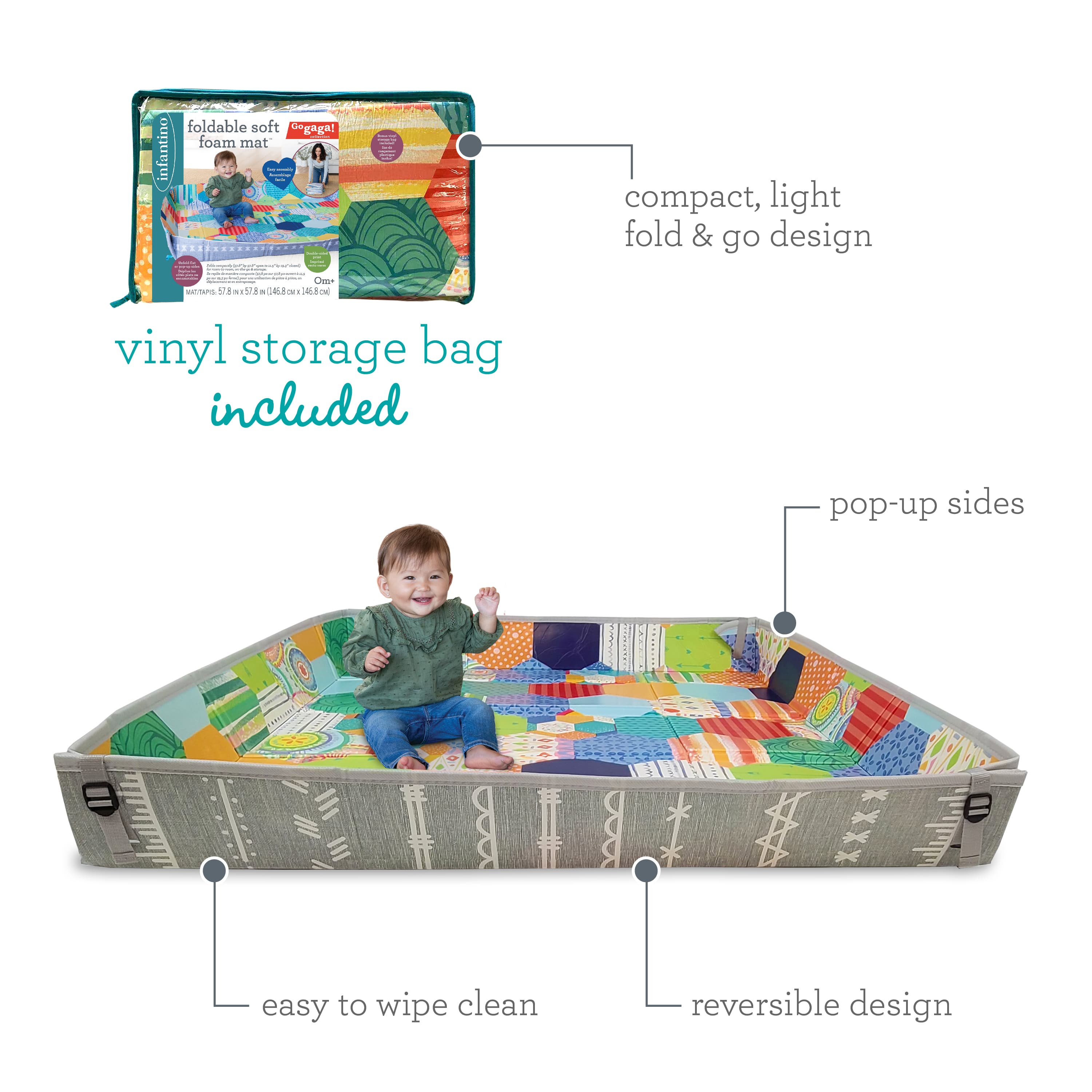 Foldable  soft Foam Mat.