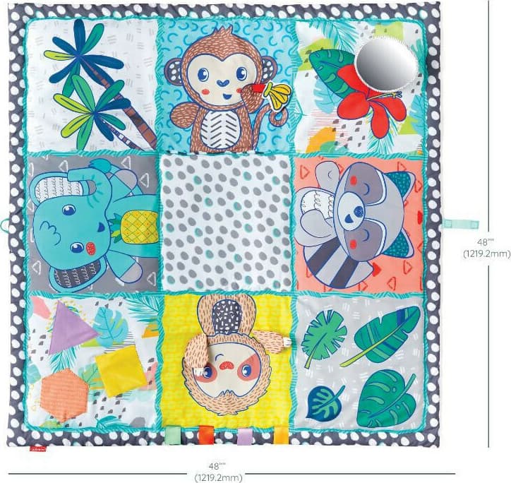GIANT SENSORY DISCOVERY MAT WITH HANDLE
