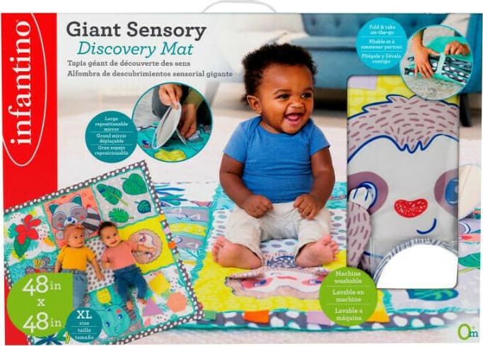 GIANT SENSORY DISCOVERY MAT WITH HANDLE
