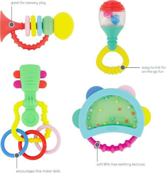 BABY'S 1ST TEETHE & PLAY MUSIC SET