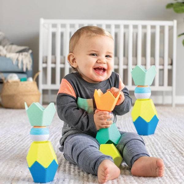 SENSORY STACKING CUPS & ACTIVITY BALL SET
