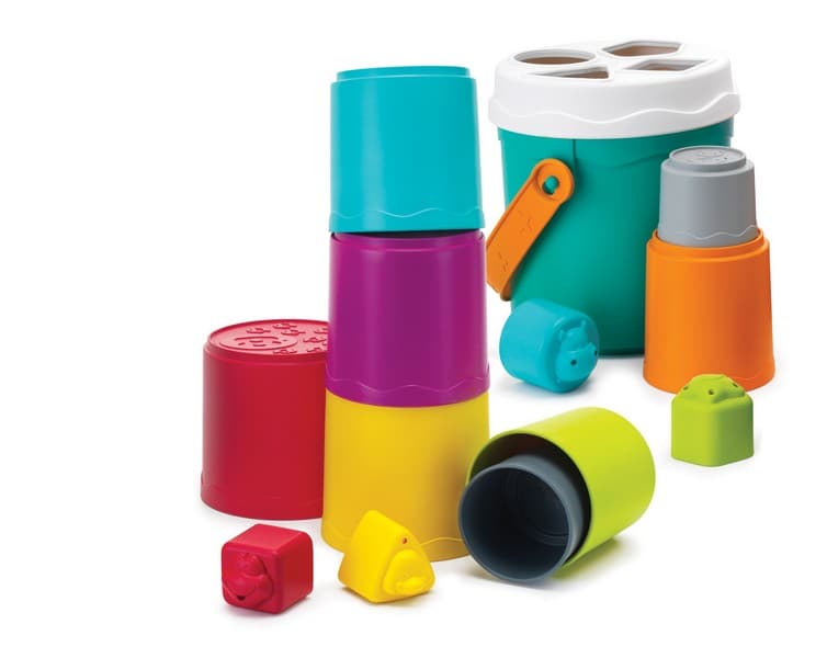 SHAPE SORTING STACK'N NEST BUCKETS