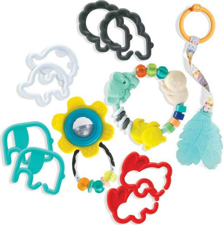 TEETHER & RATTLES BABY GIFT SET