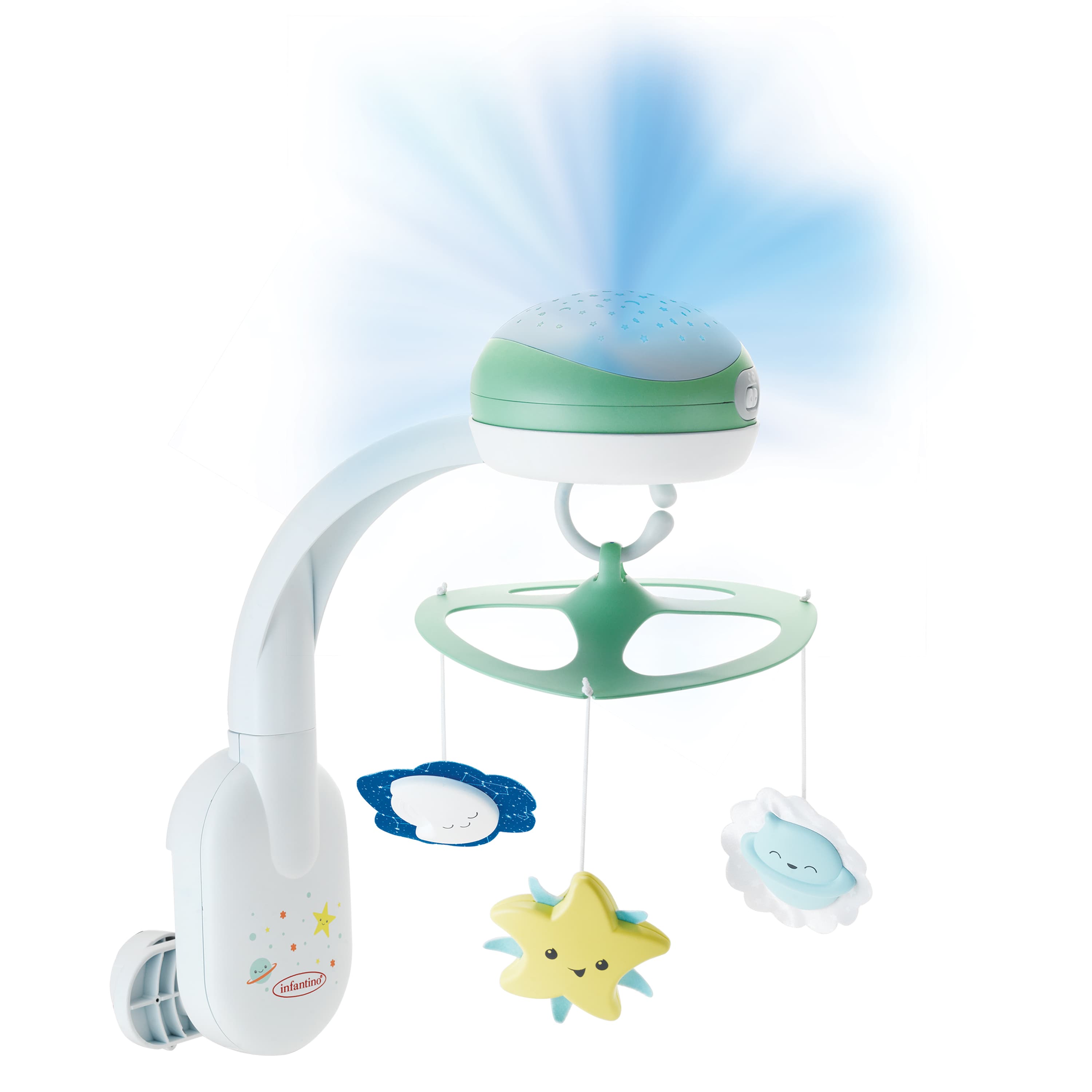 3 IN 1 PROJECTOR MUSICAL MOBILE  ME SENSOR ΑΙΣΘΗΤΗΡΑ ΑΝΙΧΝΕΥΣΗΣ  ΕΛΑΦΡΥ ΠΡΑΣΙΝΟ