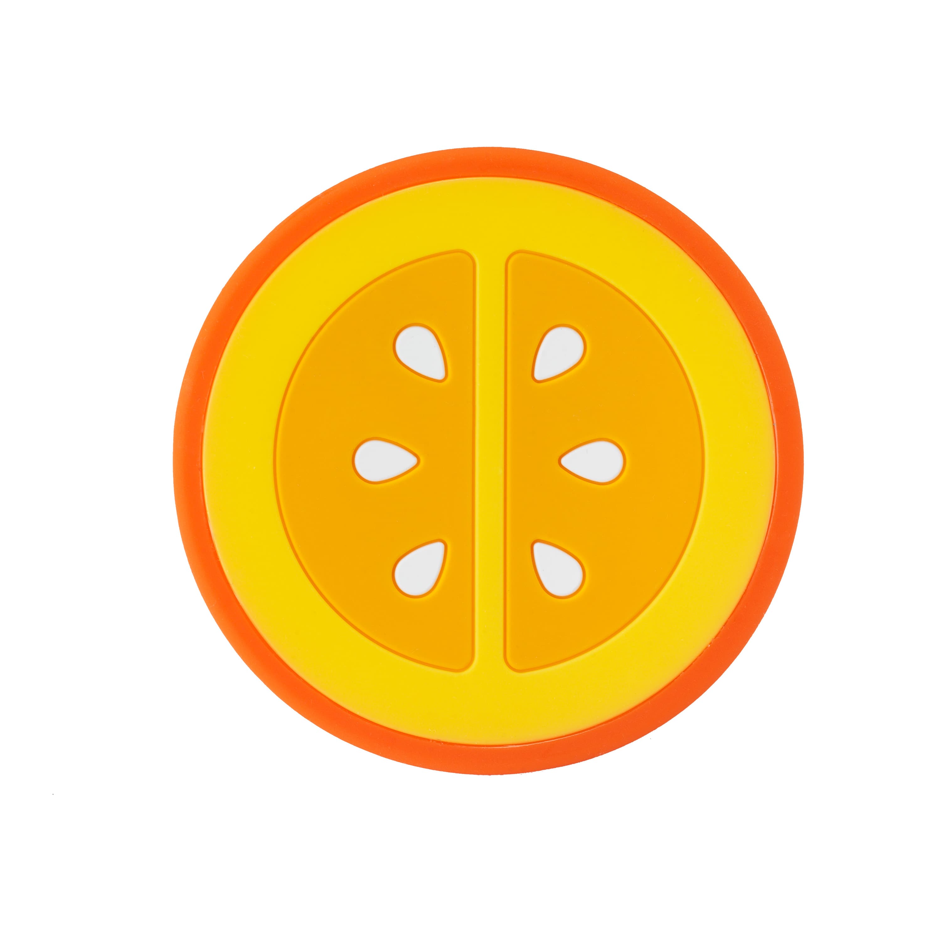 Soothing Silicone Teether, Orange