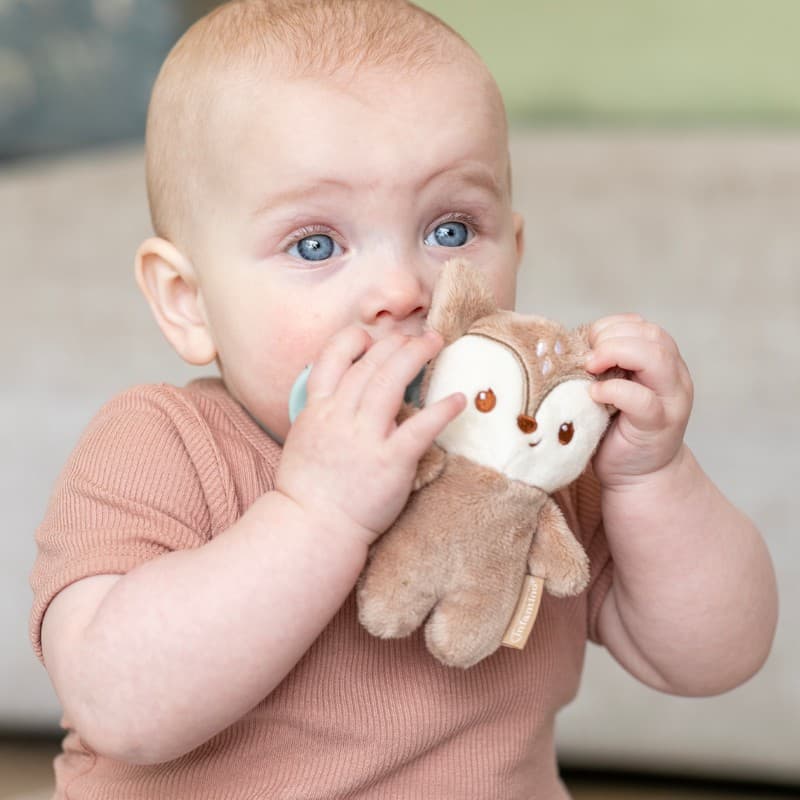 Snuggle & sooth Paci pal - Για αγκαλιές και γλυκιά παρηγοριά   πιπίλα και λούτρινο ελαφάκι .