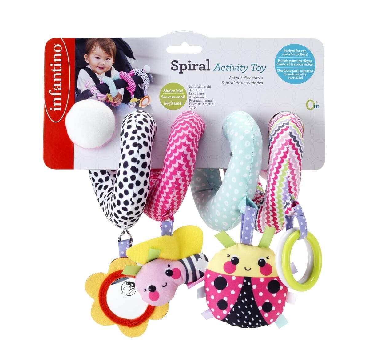 SPIRAL ACTIVITY TOY-PINK