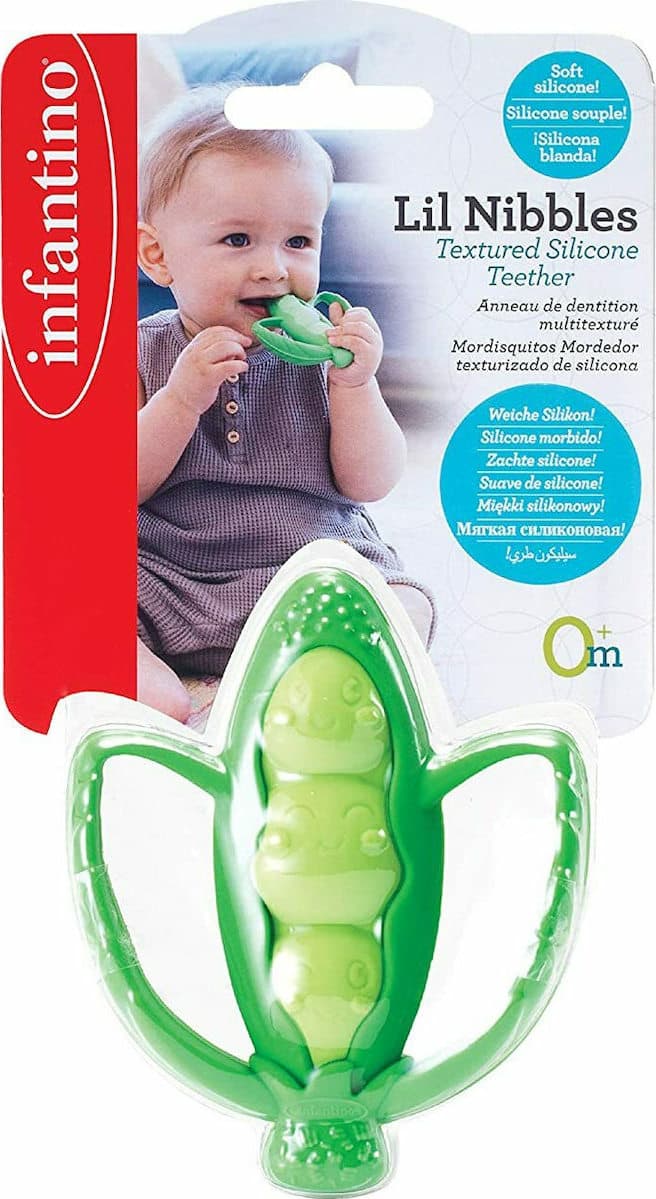 LIL NIBBLES TEXTURED SILICONE TEETHER