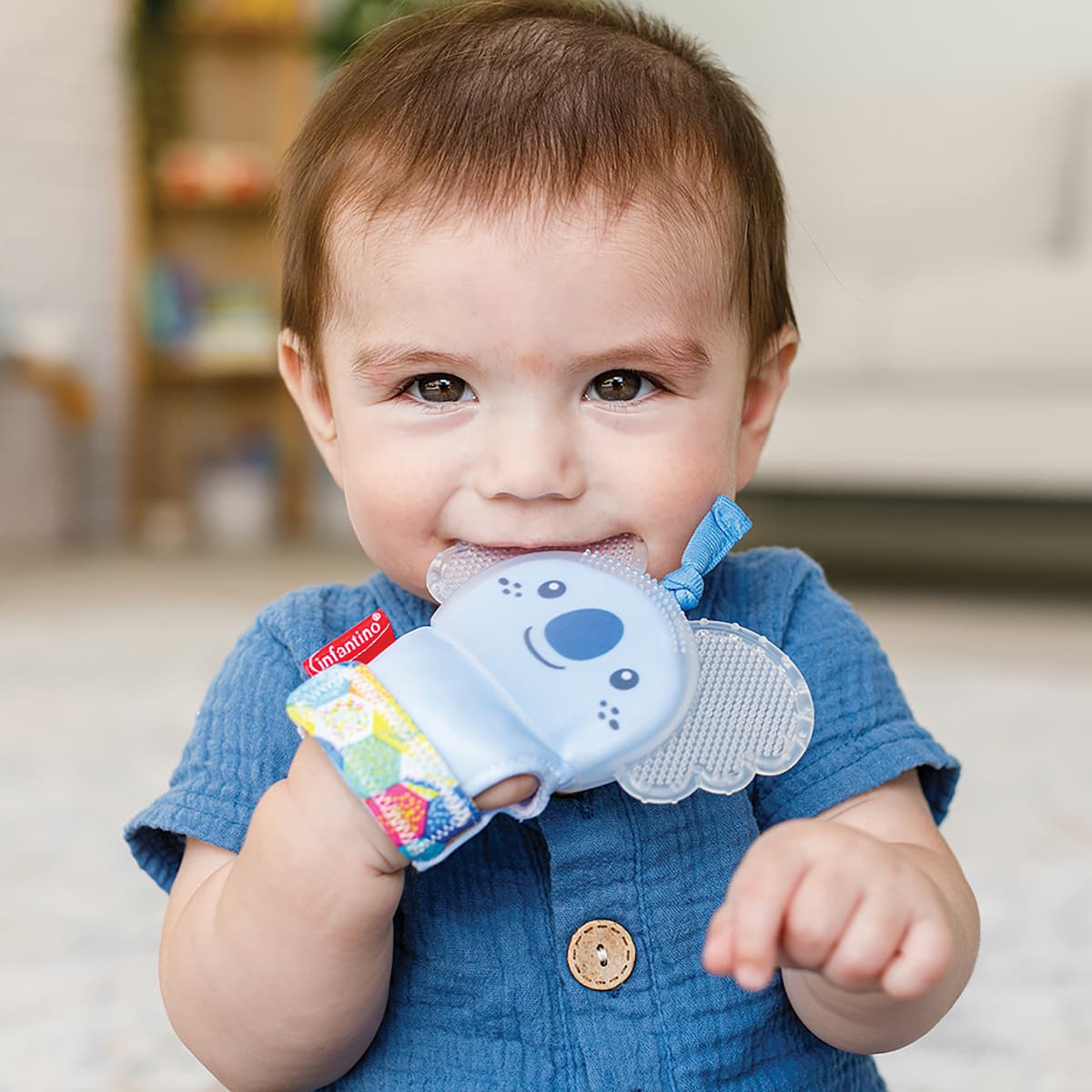 Crystal Clear Play & Teethe Mitten