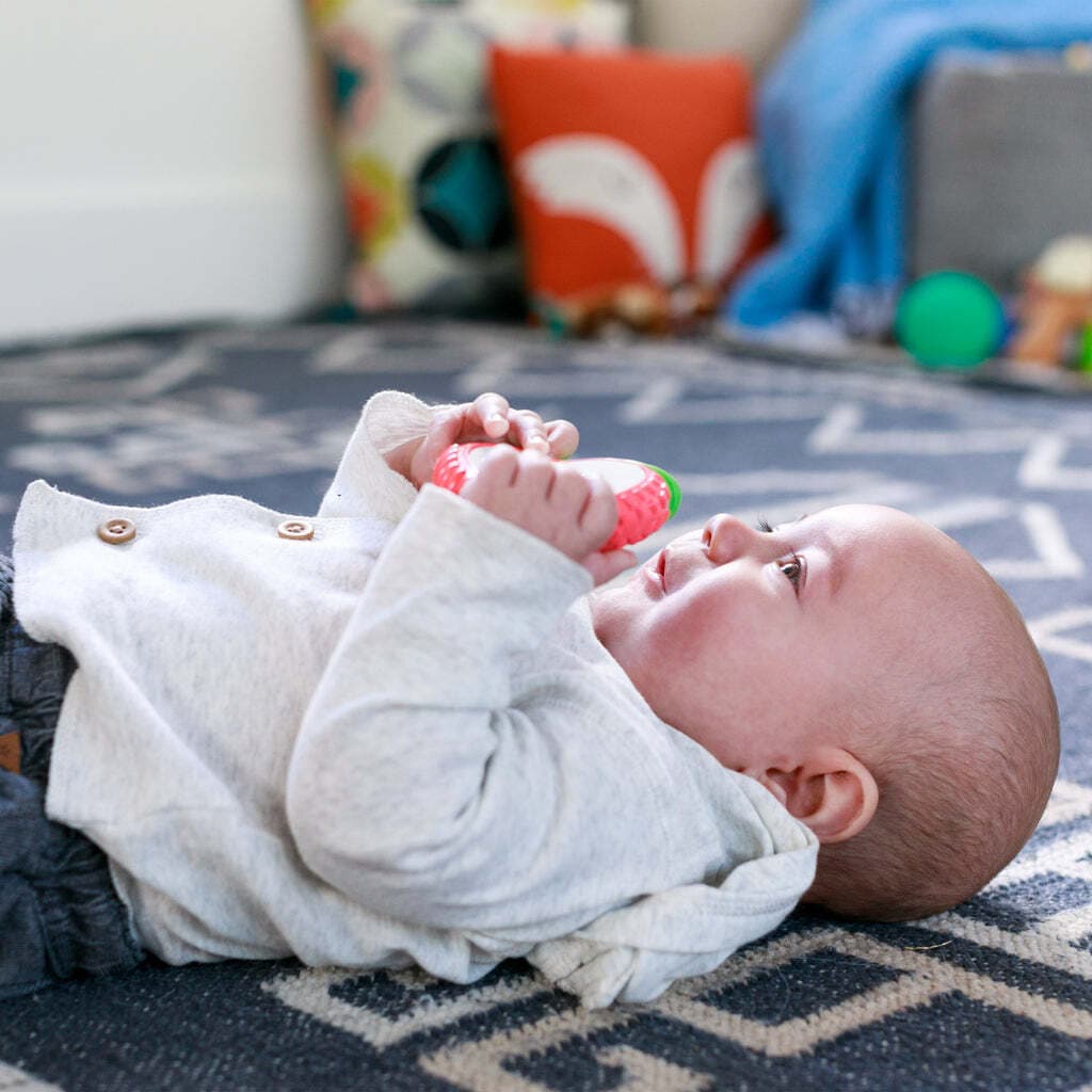 LIL NIBBLES VIBRATING TEETHER APPLE