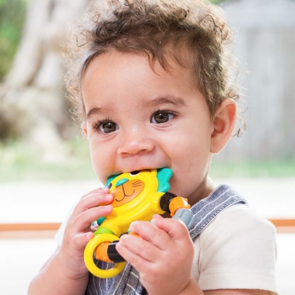 LION TEETHER PETROL   Μασητικό Λιοντάρι – Πετρόλ