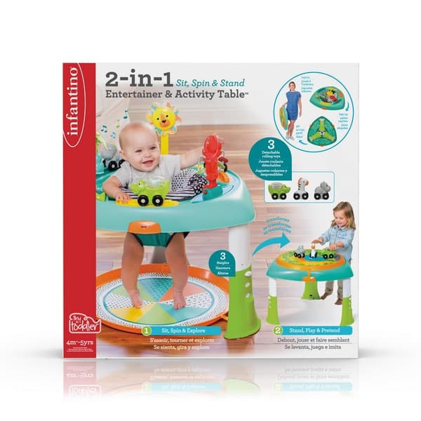 SIT, SPIN & STAND ENTERTAINER 360° SEAT & ACTIVITY TABLE